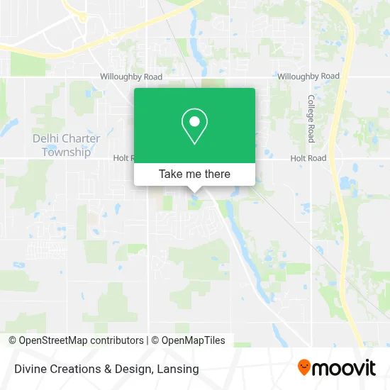 Divine Creations & Design map