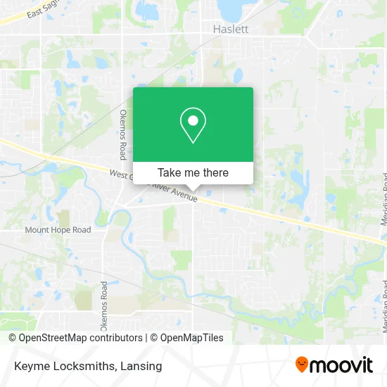 Keyme Locksmiths map