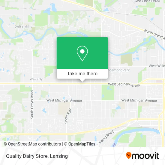 Quality Dairy Store map