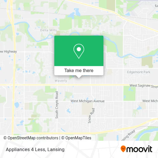 Appliances 4 Less map