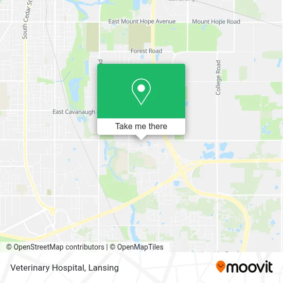 Veterinary Hospital map