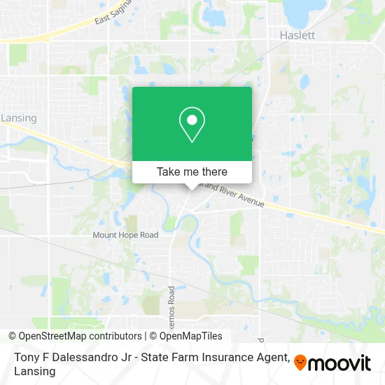 Tony F Dalessandro Jr - State Farm Insurance Agent map