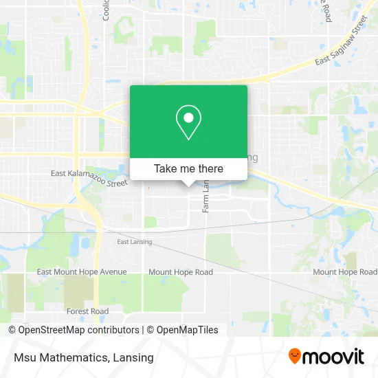 Msu Mathematics map
