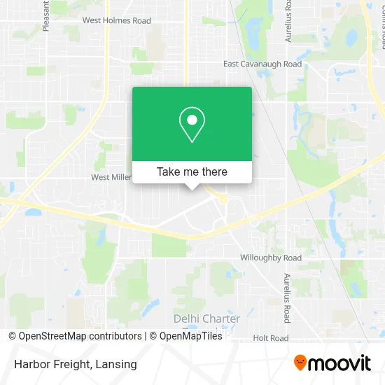 Harbor Freight map