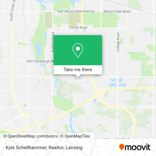 Kyle Schellhammer, Realtor map