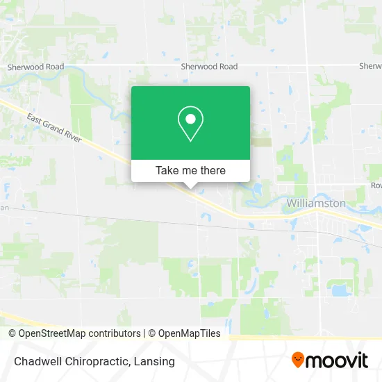 Chadwell Chiropractic map