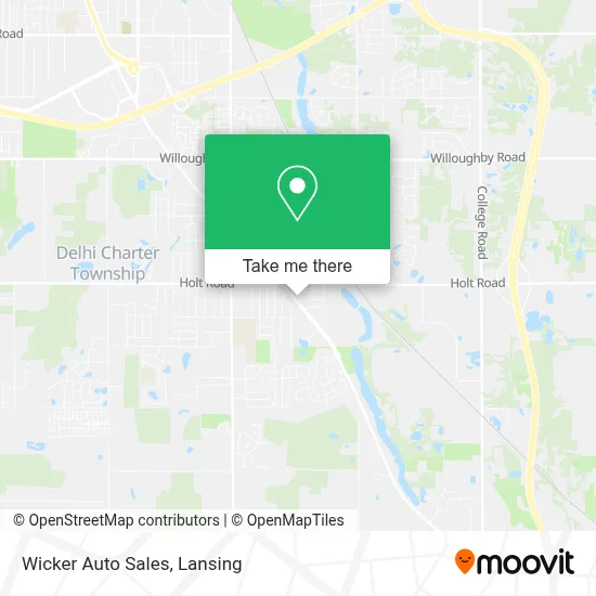 Wicker Auto Sales map