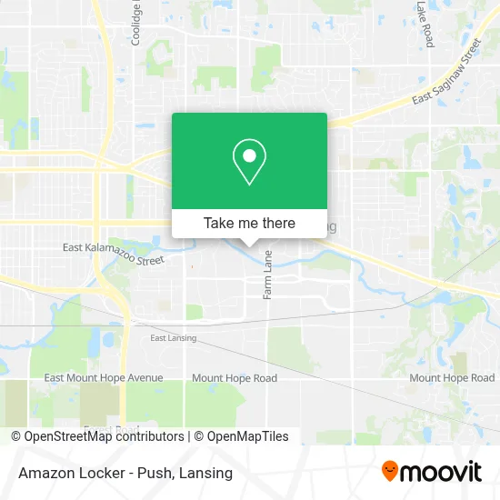 Amazon Locker - Push map