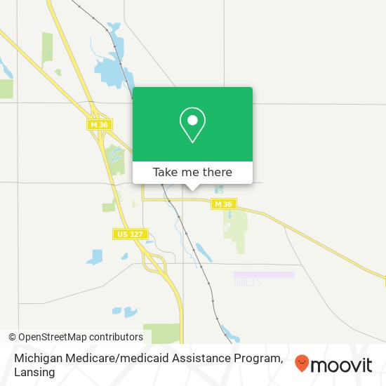 Mapa de Michigan Medicare / medicaid Assistance Program