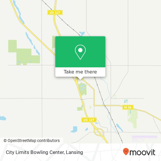 City Limits Bowling Center map