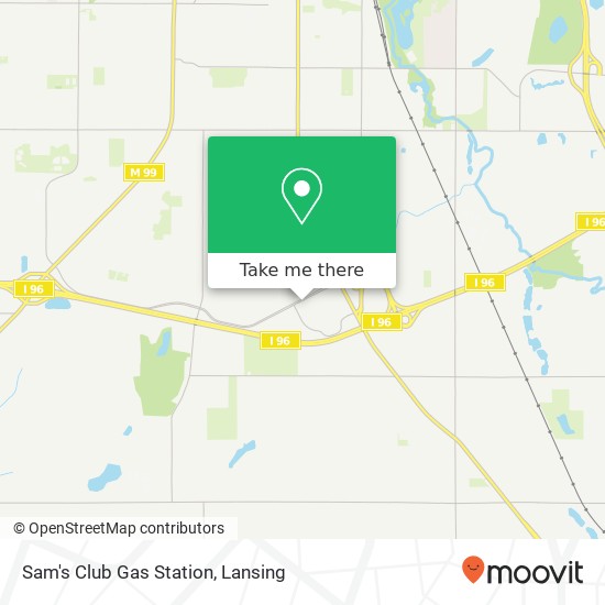 Sam's Club Gas Station map