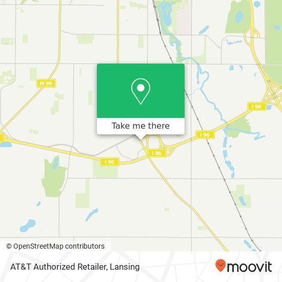 AT&T Authorized Retailer map