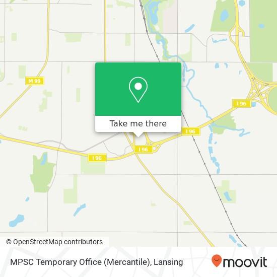 MPSC Temporary Office (Mercantile) map