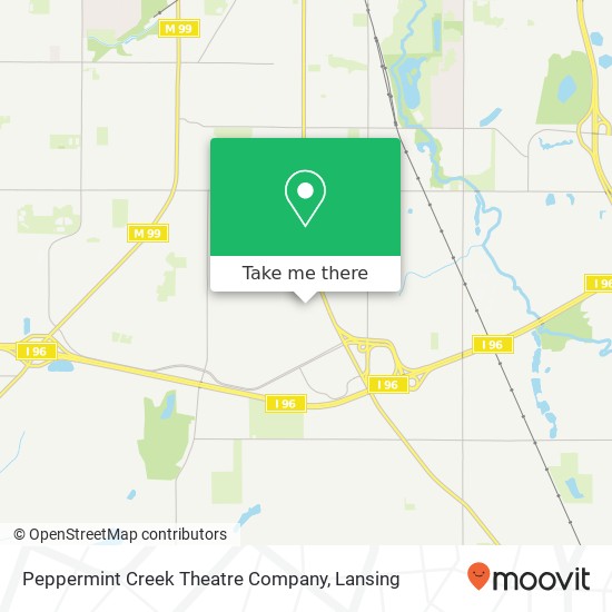 Mapa de Peppermint Creek Theatre Company