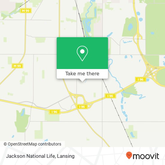 Jackson National Life map