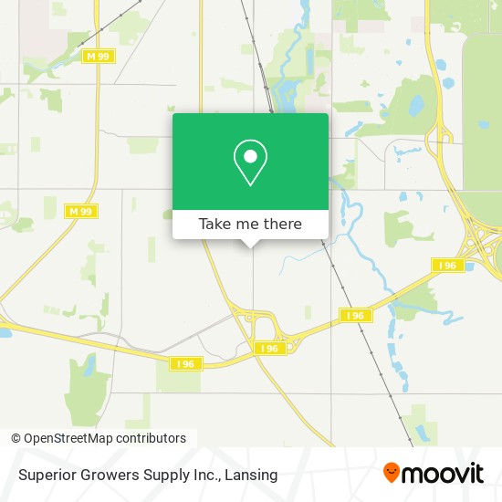 Superior Growers Supply Inc. map