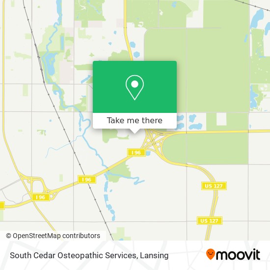 South Cedar Osteopathic Services map