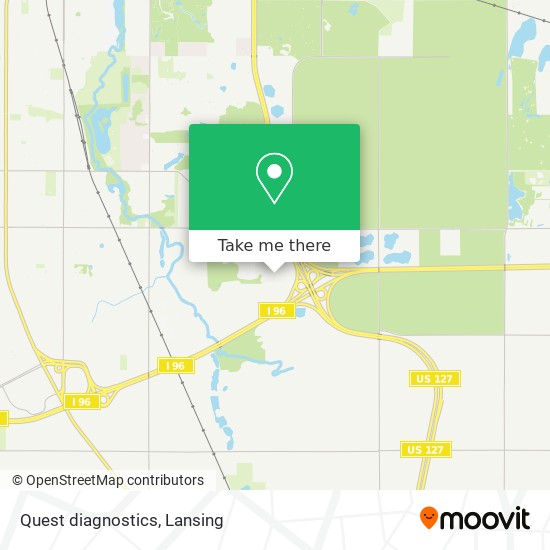 Quest diagnostics map