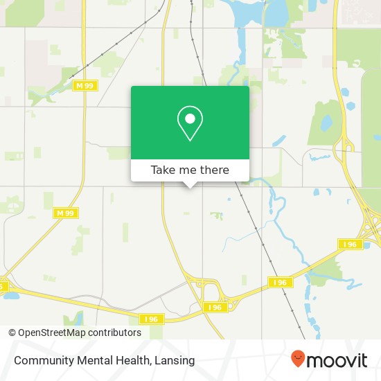 Community Mental Health map