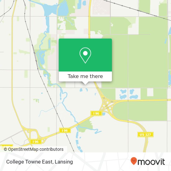 College Towne East map