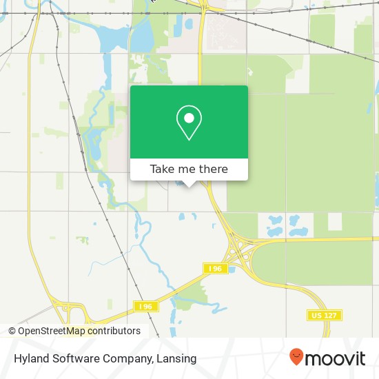 Hyland Software Company map