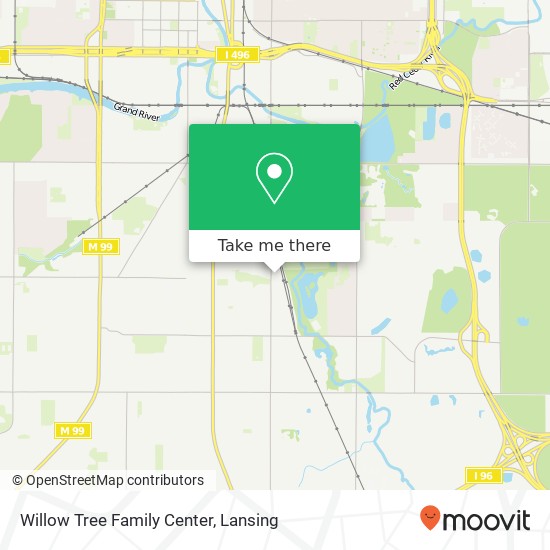 Willow Tree Family Center map