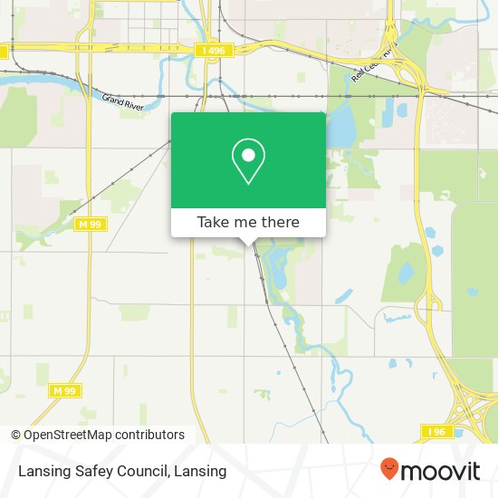 Lansing Safey Council map