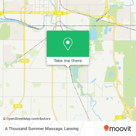 A Thousand Summer Massage map
