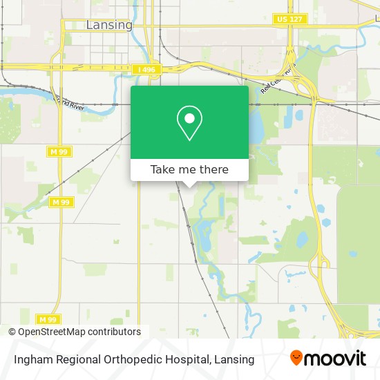 Mapa de Ingham Regional Orthopedic Hospital