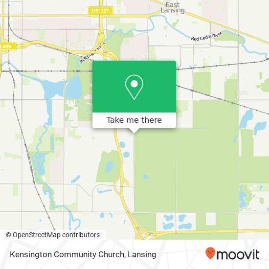 Kensington Community Church map