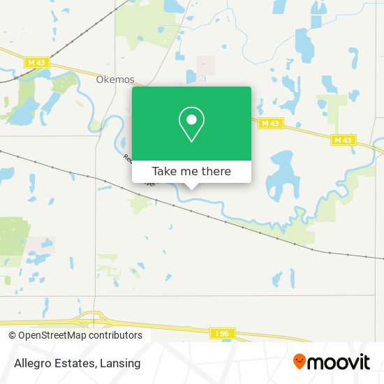 Allegro Estates map
