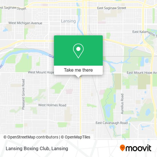 Mapa de Lansing Boxing Club