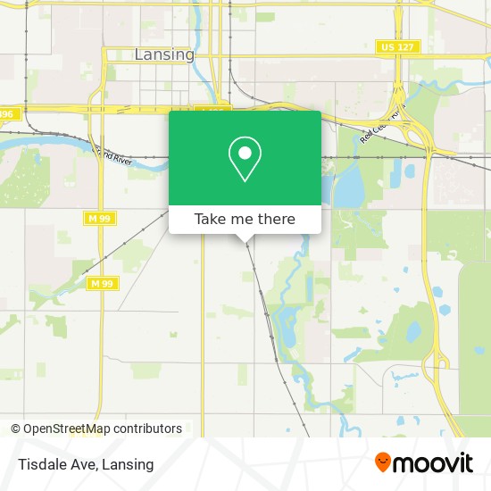 Tisdale Ave map