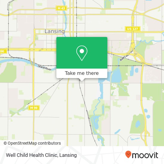 Mapa de Well Child Health Clinic