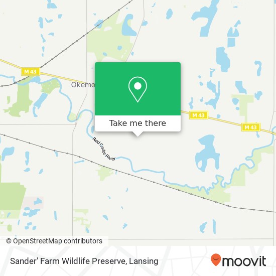 Mapa de Sander' Farm Wildlife Preserve