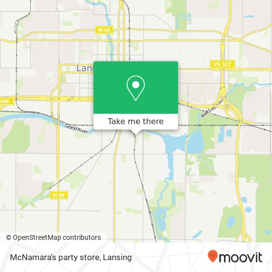 McNamara's party store map