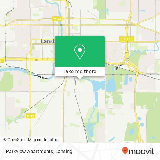 Parkview Apartments map