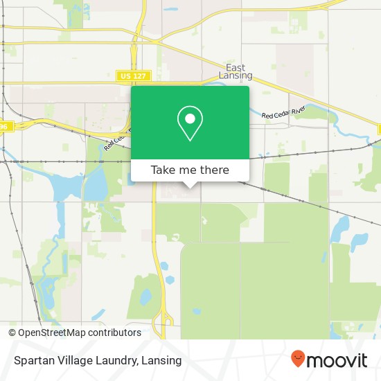 Mapa de Spartan Village Laundry