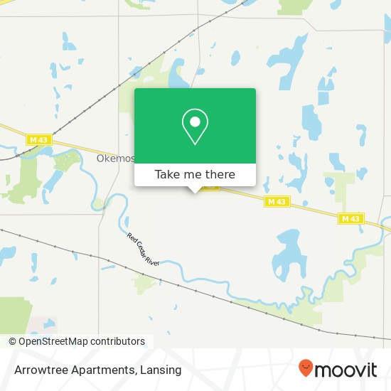 Arrowtree Apartments map