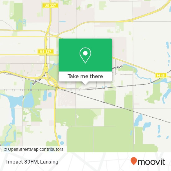 Impact 89FM map