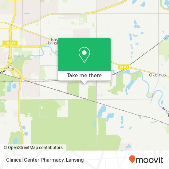 Clinical Center Pharmacy map