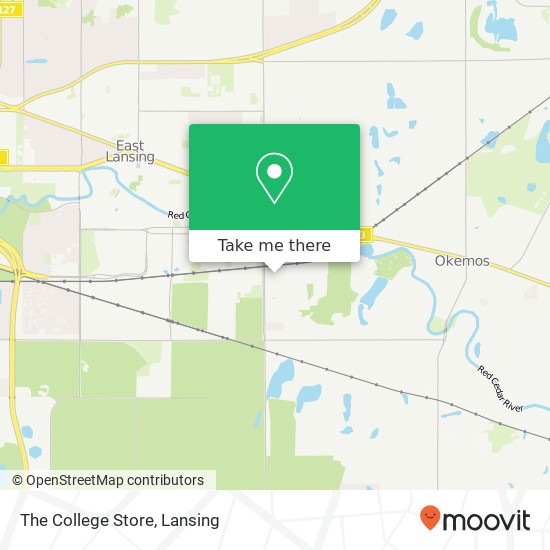 The College Store map