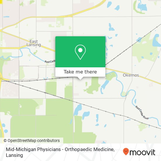 Mid-Michigan Physicians - Orthopaedic Medicine map