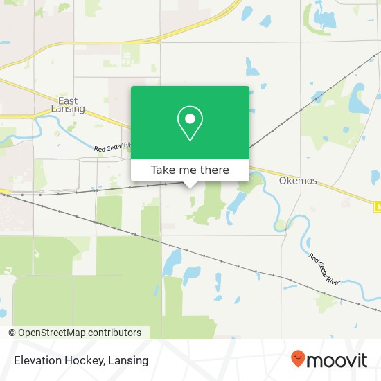 Elevation Hockey map