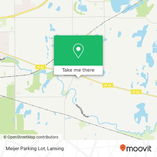 Meijer Parking Lot map