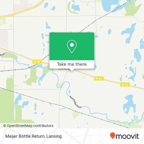 Meijer Bottle Return map