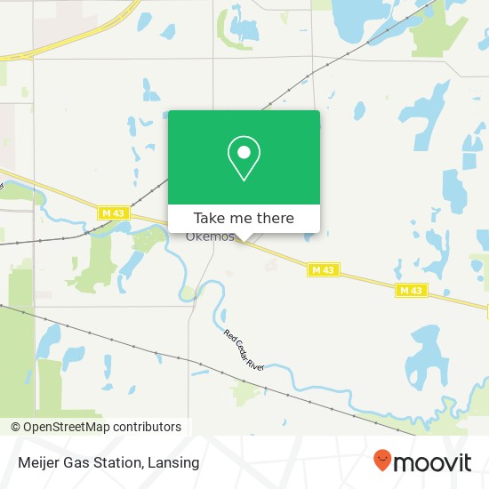 Mapa de Meijer Gas Station