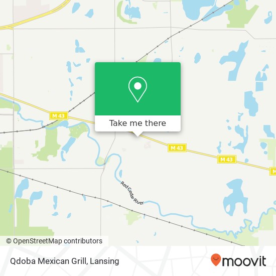 Mapa de Qdoba Mexican Grill