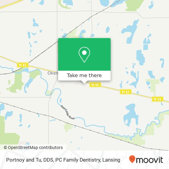 Mapa de Portnoy and Tu, DDS, PC Family Dentistry