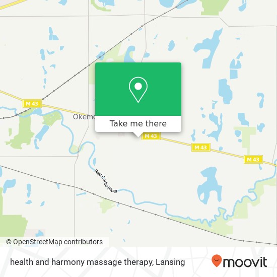 health and harmony massage therapy map
